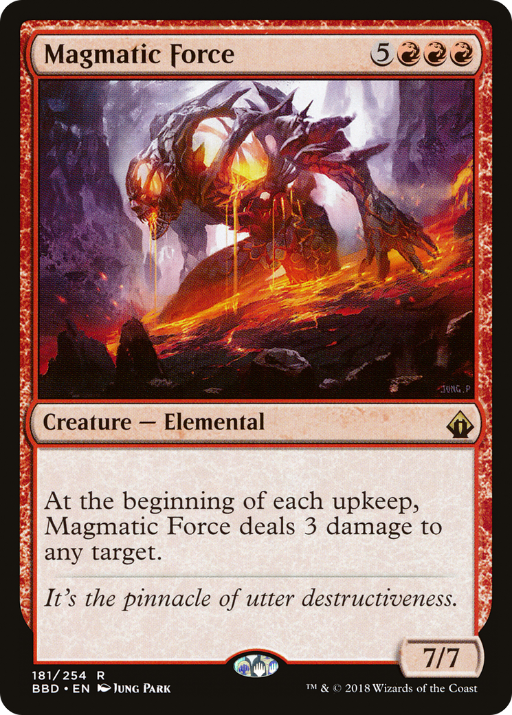 Magmatic Force - Magic the Gathering card
